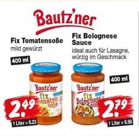 Fix Tomatensoße mild gewürzt