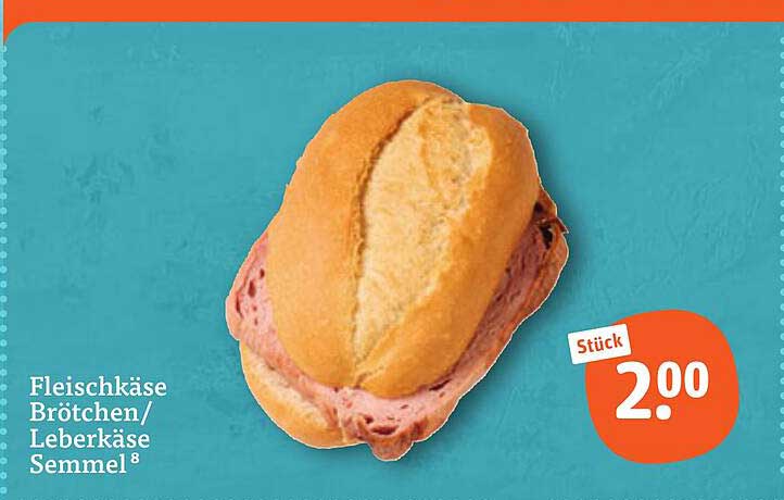 Fleischkäse Brötchen/ Leberkäse Semmel⁸