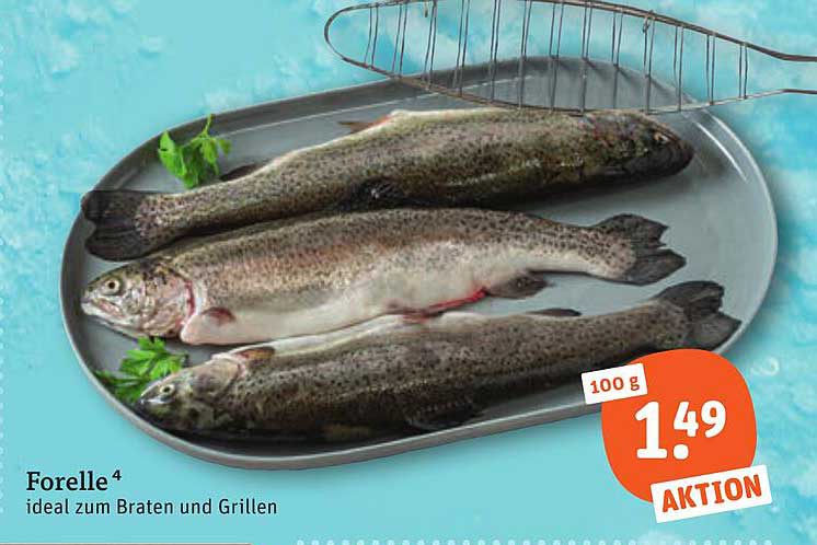 Forelle⁴ ideal zum Braten und Grillen