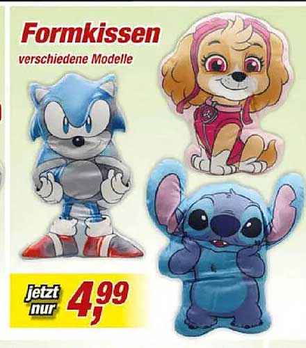 Formkissen verschiedene Modelle