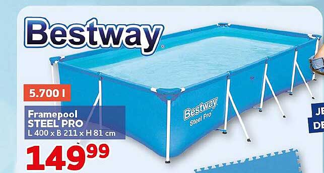 Framepool STEEL PRO L 400 x B 211 x H 81 cm