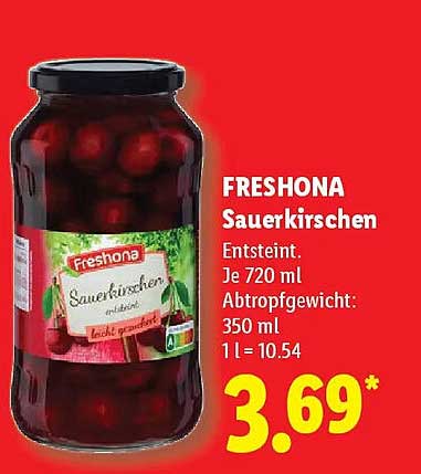 FRESHONA Sauerkirschen