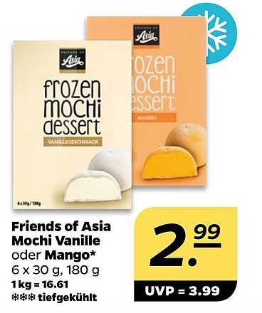 Friends of Asia Mochi Vanille oder Mango*
