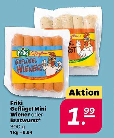 Friki Geflügel Mini Wiener oder Bratwurst*
