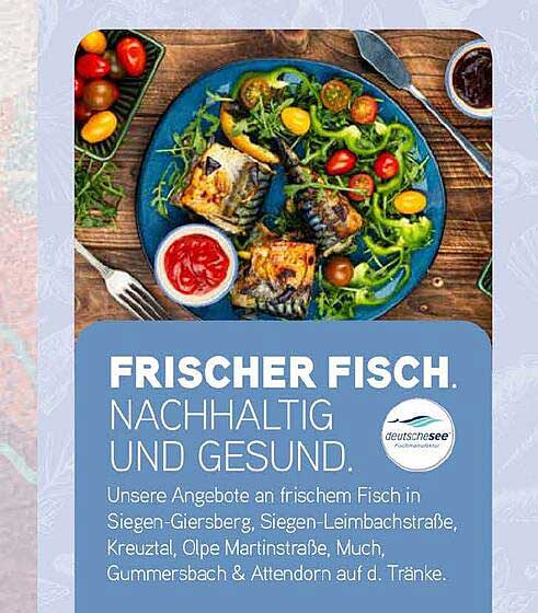 FRISCHER FISCH. NACHHALTIG UND GESUND.