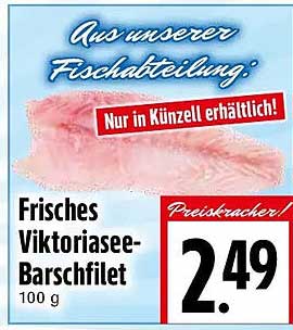 Frisches Viktoriasee-Barschfilet 100 g