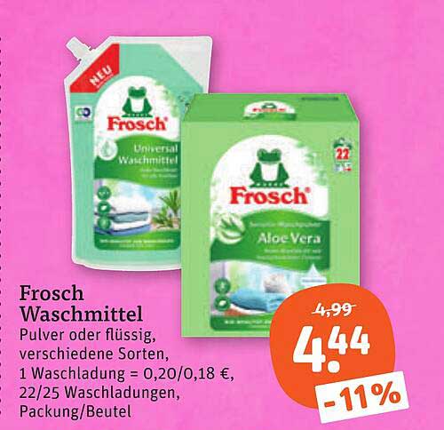 Frosch Waschmittel