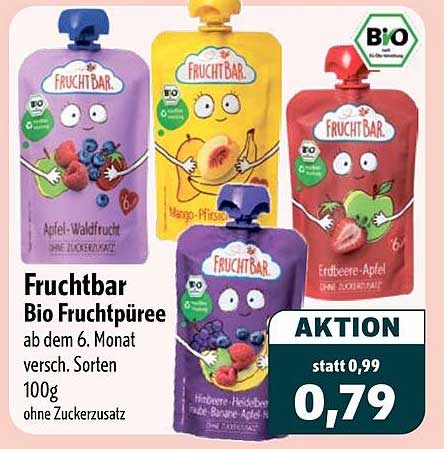 Fruchtbar Bio Fruchtpüree