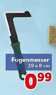 Fugenmesser 19 x 8 cm