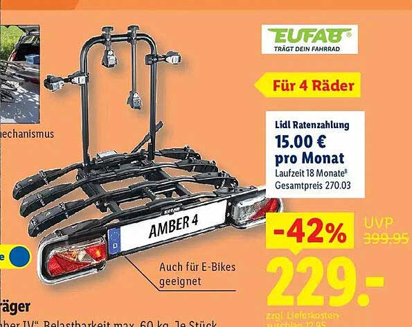 Für 4 Räder