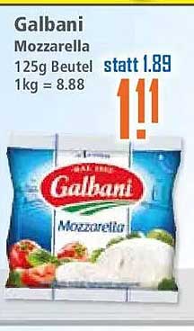 Galbani Mozzarella 125g Beutel