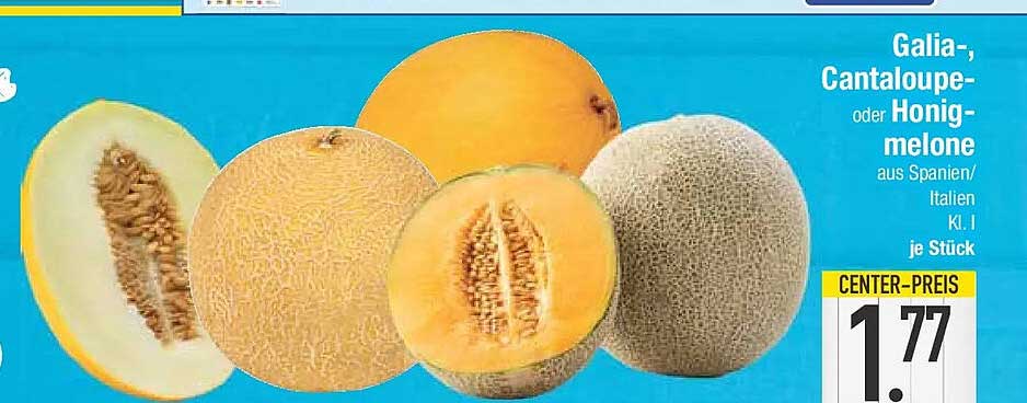 Galia-, Cantaloupe- oder Honigmelone