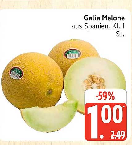 Galia Melone aus Spanien, Kl. I St.