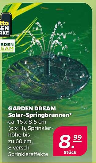 GARDEN DREAM Solar-Springbrunnen*