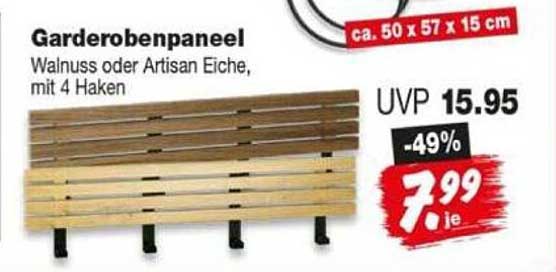 Garderobenpaneel