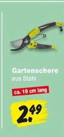 Gartenschere aus Stahl