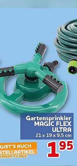 Gartensprinkler MAGIC FLEX ULTRA 21 x 19 x 9,5 cm