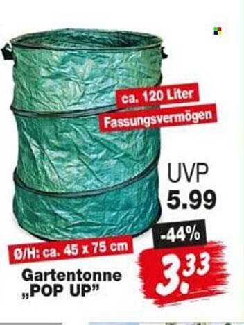Gartentonne „POP UP“