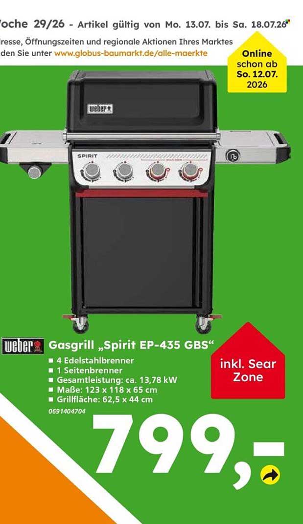 Gasgrill „Spirit EP-435 GBS“