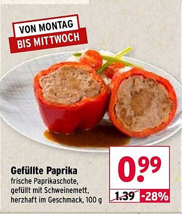 Gefüllte Paprika