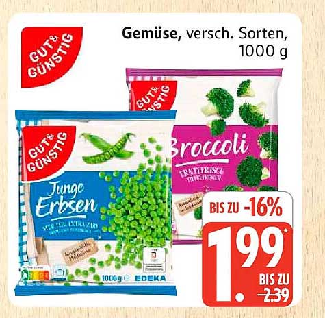 Gemüse, versch. Sorten, 1000 g
