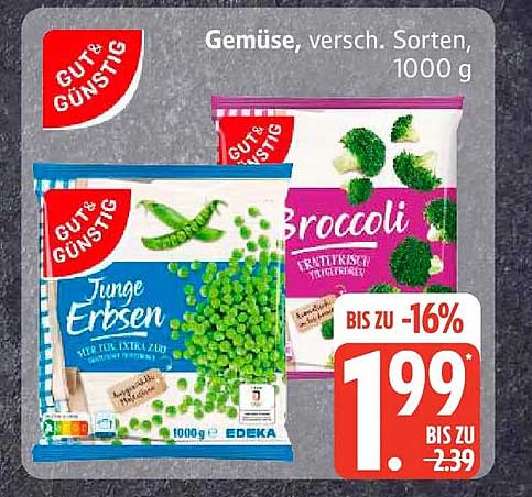 Gemüse, versch. Sorten, 1000 g