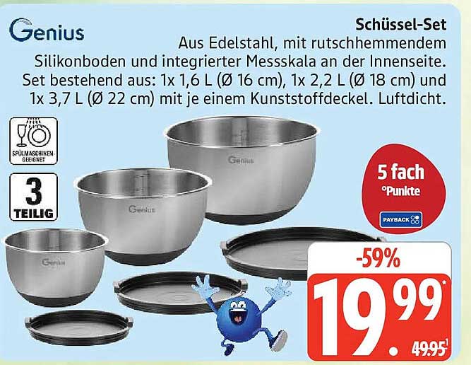 Genius Schüssel-Set