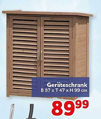 Geräteschrank B 87 x T 47 x H 99 cm