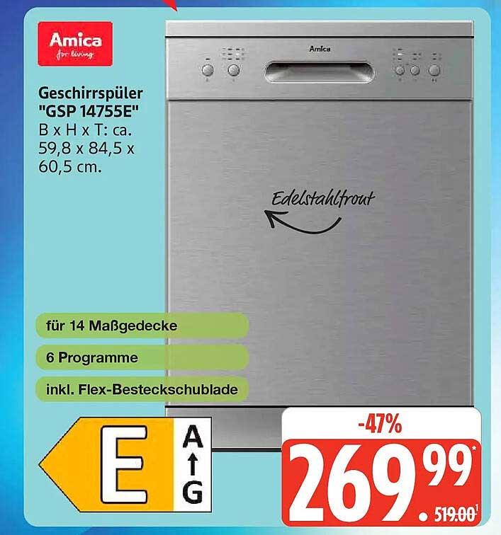 Geschirrspüler "GSP 14755E"