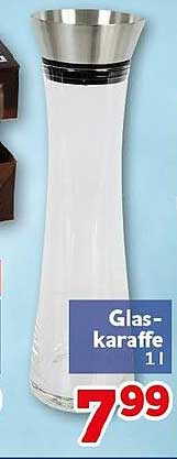 Glas-karaffe 1l