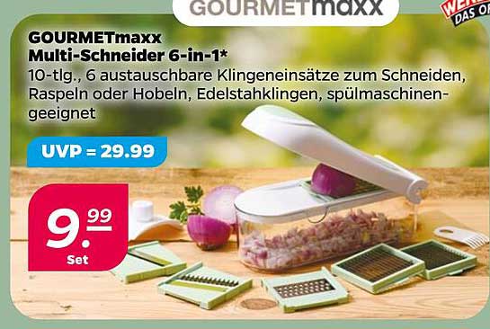 GOURMETmaxx Multi-Schneider 6-in-1*