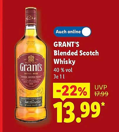 GRANT'S Blended Scotch Whisky