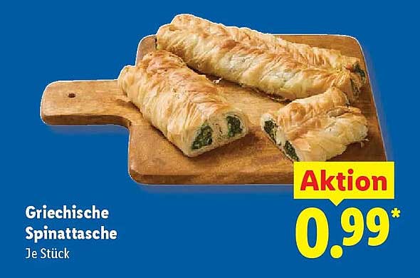 Griechische Spinattasche