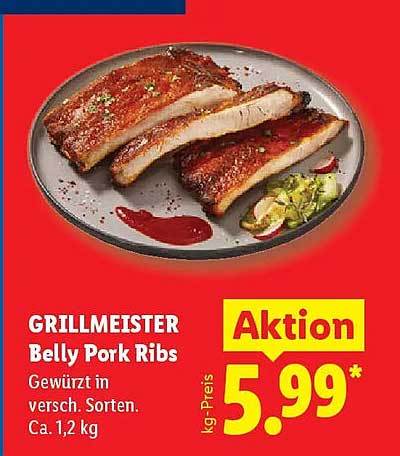 GRILLMEISTER Belly Pork Ribs
