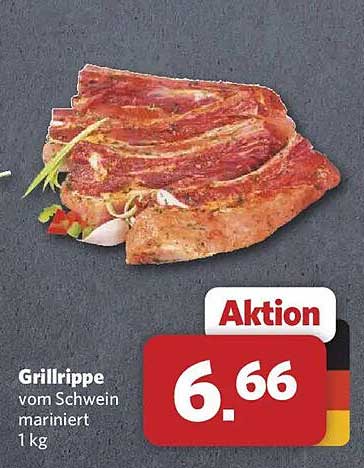 Grillrippe vom Schwein mariniert 1 kg