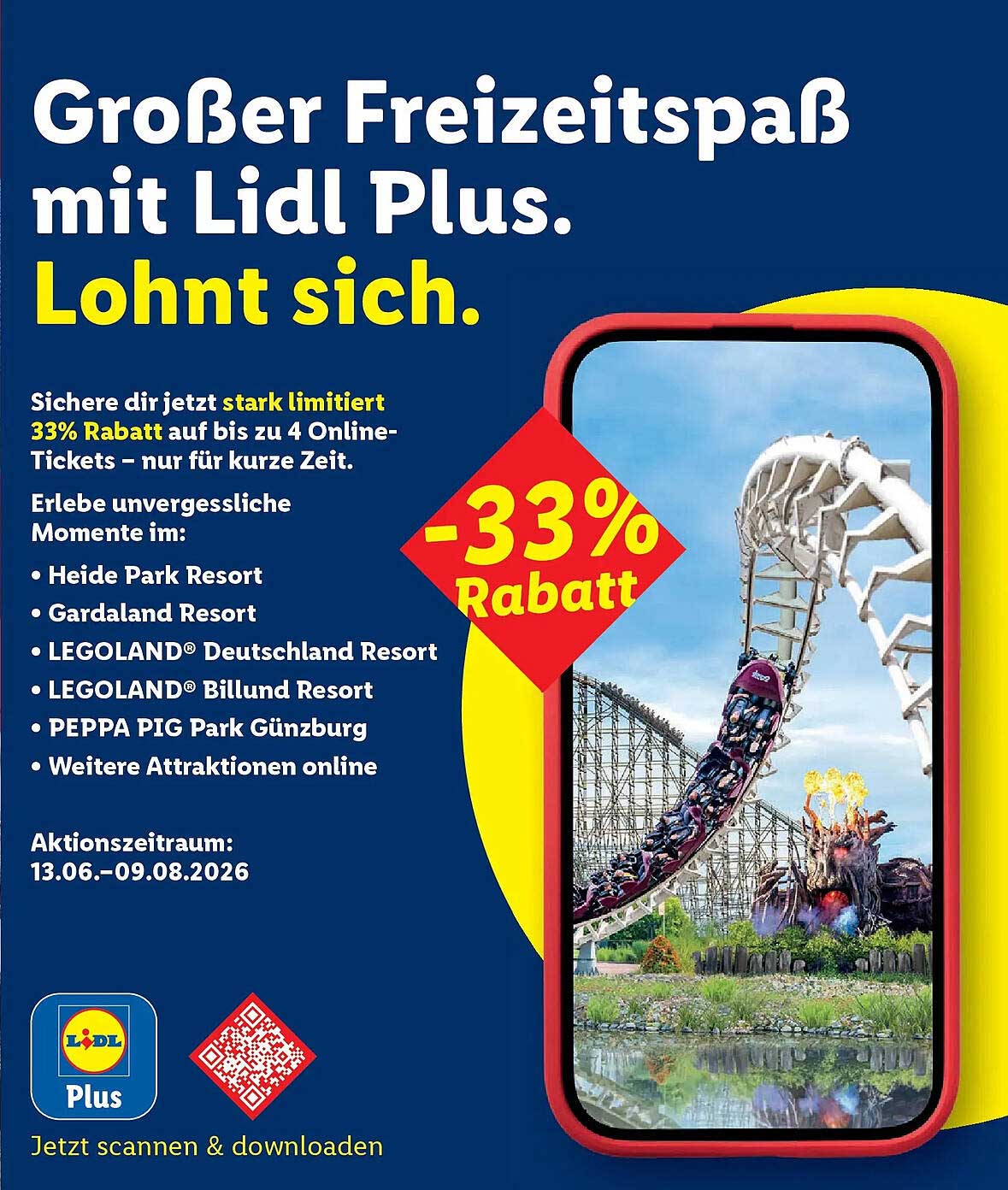 Großer Freizeitspaß mit Lidl Plus. Lohnt sich.