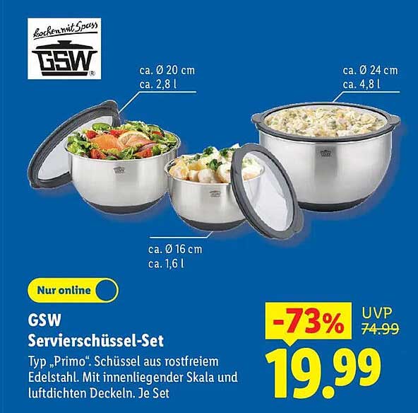 GSW Servierschüssel-Set