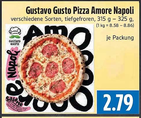 Gustavo Gusto Pizza Amore Napoli