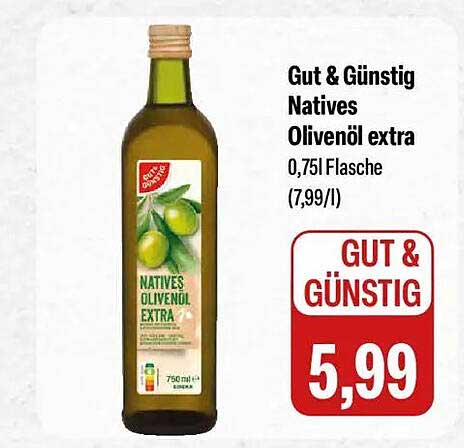 Gut & Günstig Natives Olivenöl extra