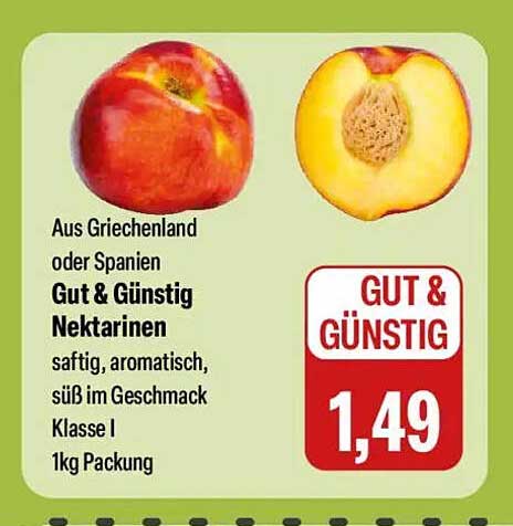 Gut & Günstig Nektarinen