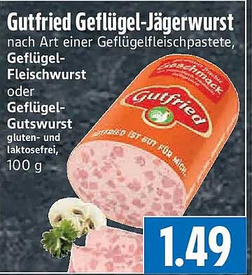 Gutfried Geflügel-Jägerwurst