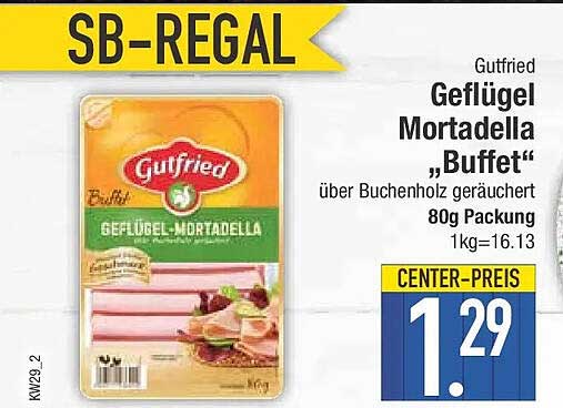 Gutfried Geflügel Mortadella „Buffet“