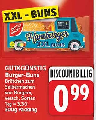 GUT&GÜNSTIG Burger-Buns