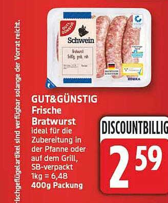 GUT&GÜNSTIG Frische Bratwurst