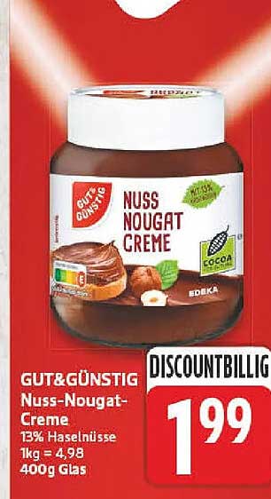 GUT&GÜNSTIG Nuss-Nougat-Creme