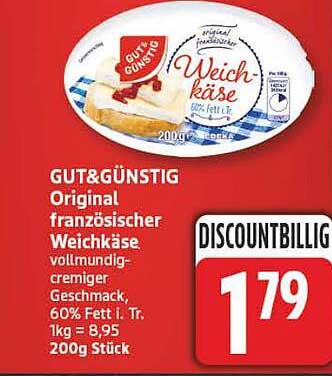 GUT&GÜNSTIG Original französischer Weichkäse