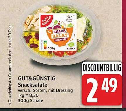 GUT&GÜNSTIG Snacksalate
