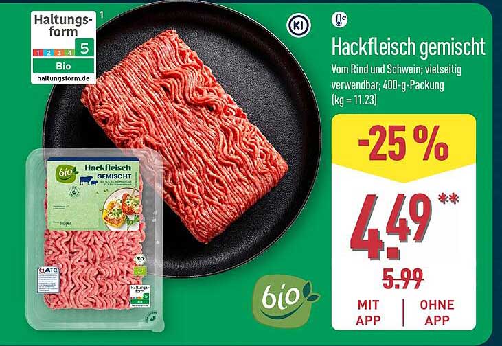 Hackfleisch gemischt