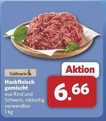 Hackfleisch gemischt aus Rind und Schwein, vielseitig verwendbar 1 kg