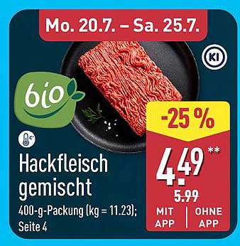 Hackfleisch gemischt